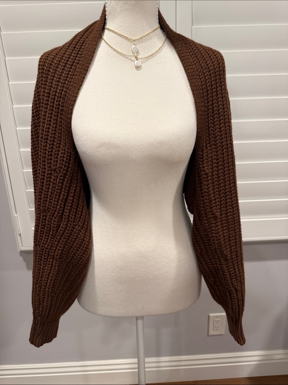 Forever 21 chocolate brown bolero